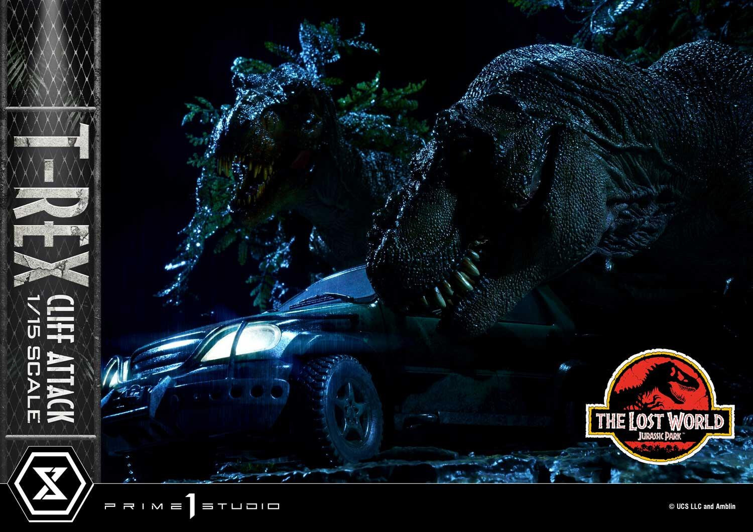 The Lost World: Jurassic Park - Eddie Carr - Tyrannosaurus Rex - Legacy Museum Collection  (LMCJP-09S) - T-Rex Cliff Attack - 1/15 - Bonus Version (Prime 1 Studio) photo 53