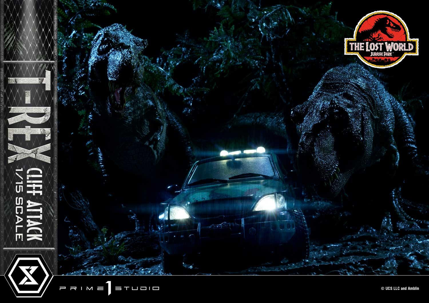 The Lost World: Jurassic Park - Eddie Carr - Tyrannosaurus Rex - Legacy Museum Collection  (LMCJP-09S) - T-Rex Cliff Attack - 1/15 - Bonus Version (Prime 1 Studio) photo 54