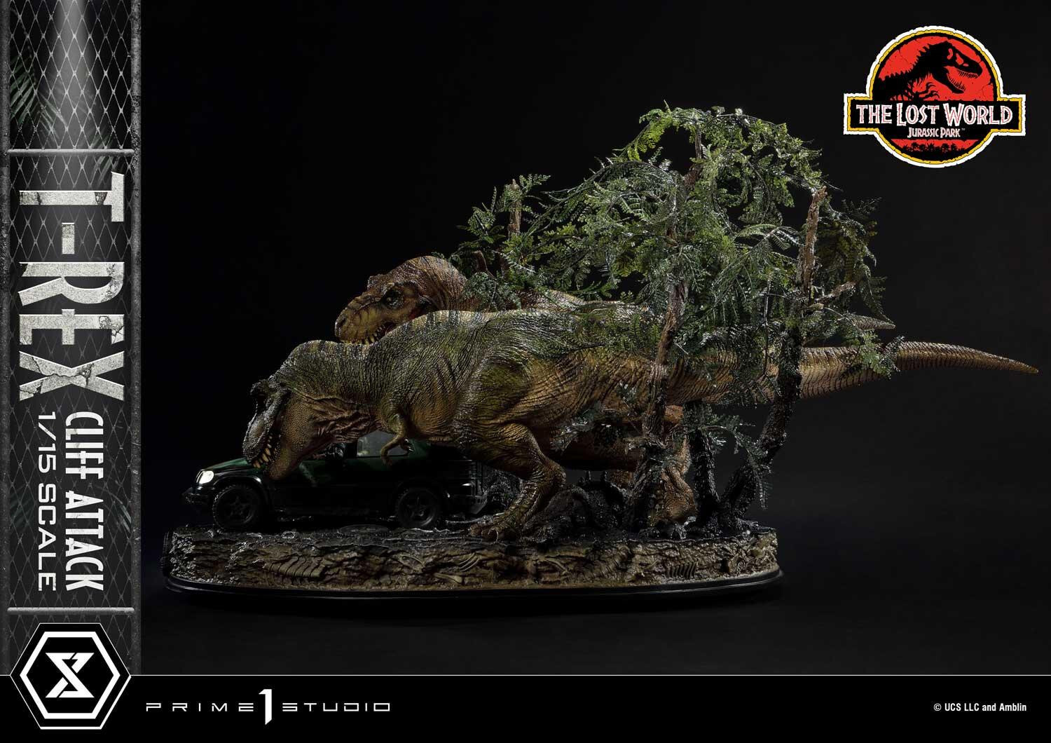 The Lost World: Jurassic Park - Eddie Carr - Tyrannosaurus Rex - Legacy Museum Collection  (LMCJP-09S) - T-Rex Cliff Attack - 1/15 - Bonus Version (Prime 1 Studio) photo 58