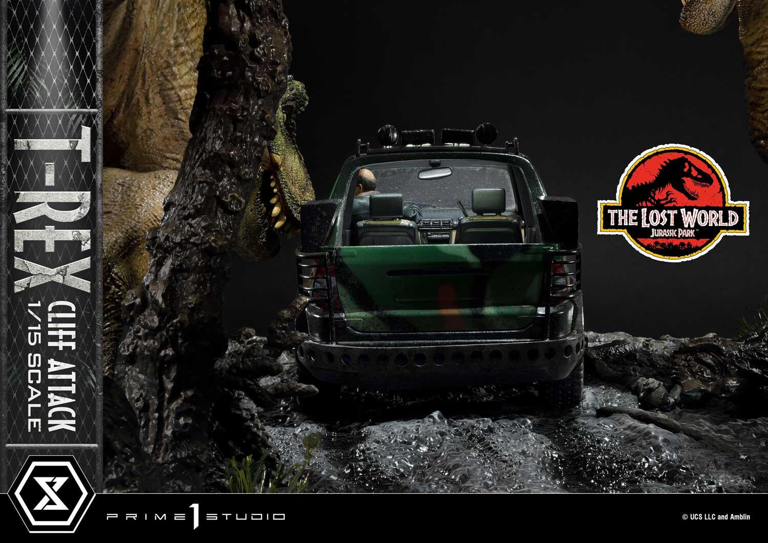 The Lost World: Jurassic Park - Eddie Carr - Tyrannosaurus Rex - Legacy Museum Collection  (LMCJP-09S) - T-Rex Cliff Attack - 1/15 - Bonus Version (Prime 1 Studio) photo 70