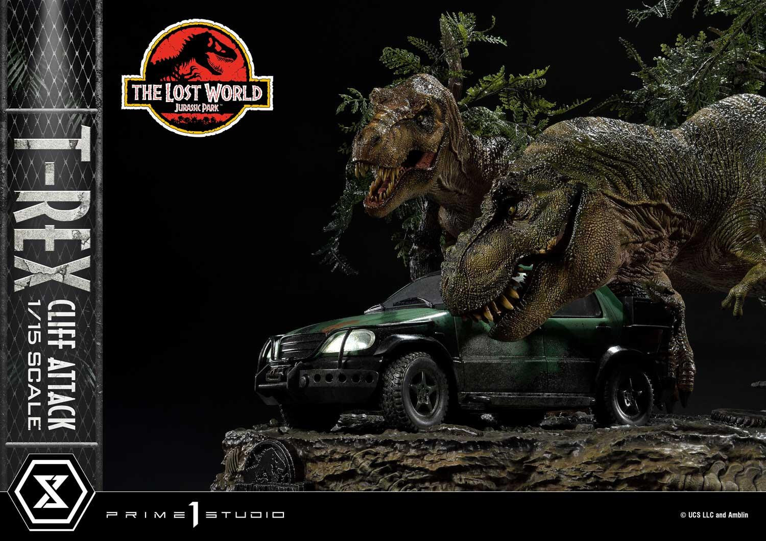 The Lost World: Jurassic Park - Eddie Carr - Tyrannosaurus Rex - Legacy Museum Collection  (LMCJP-09S) - T-Rex Cliff Attack - 1/15 - Bonus Version (Prime 1 Studio) photo 74