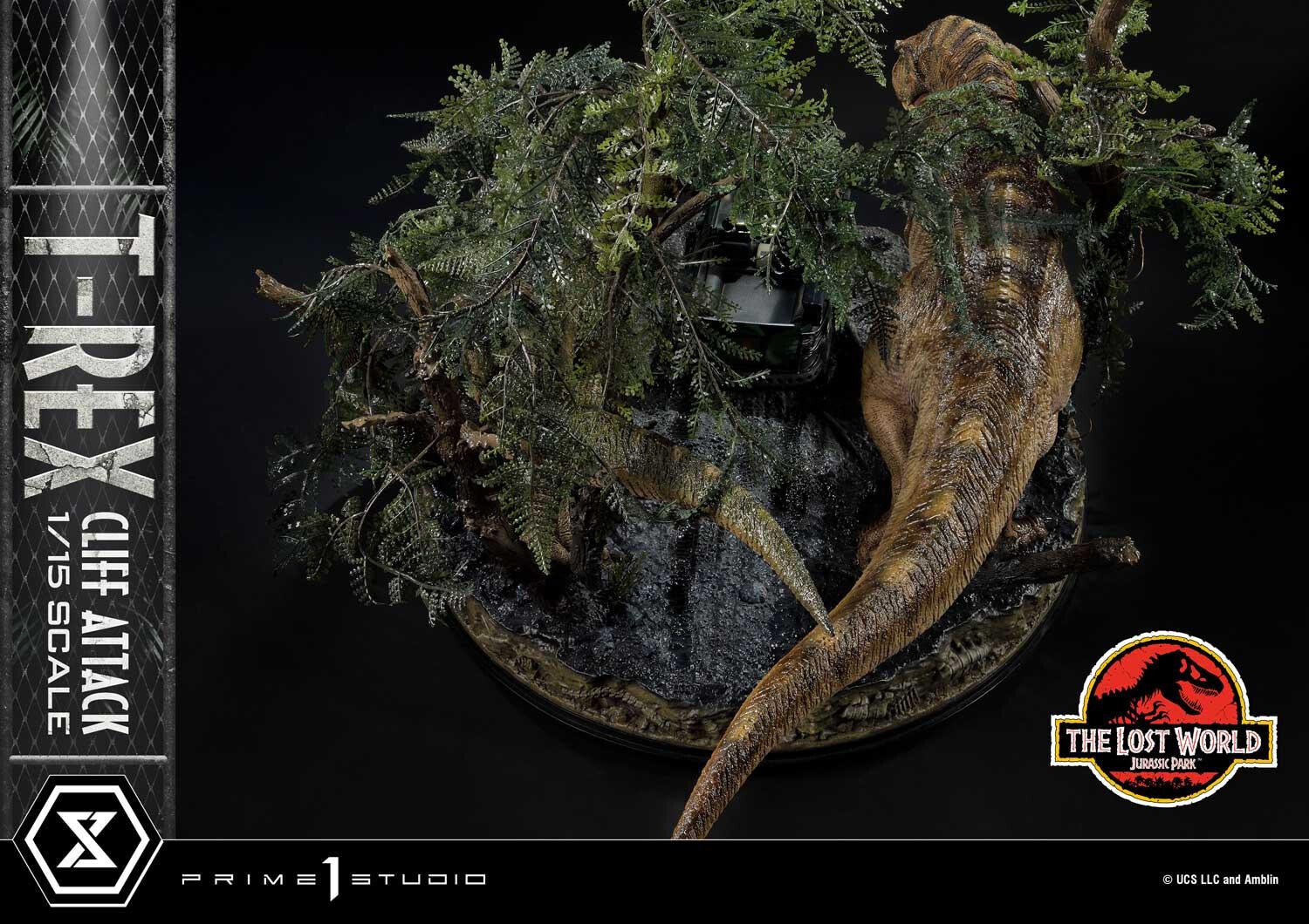 The Lost World: Jurassic Park - Eddie Carr - Tyrannosaurus Rex - Legacy Museum Collection  (LMCJP-09S) - T-Rex Cliff Attack - 1/15 - Bonus Version (Prime 1 Studio) photo 80