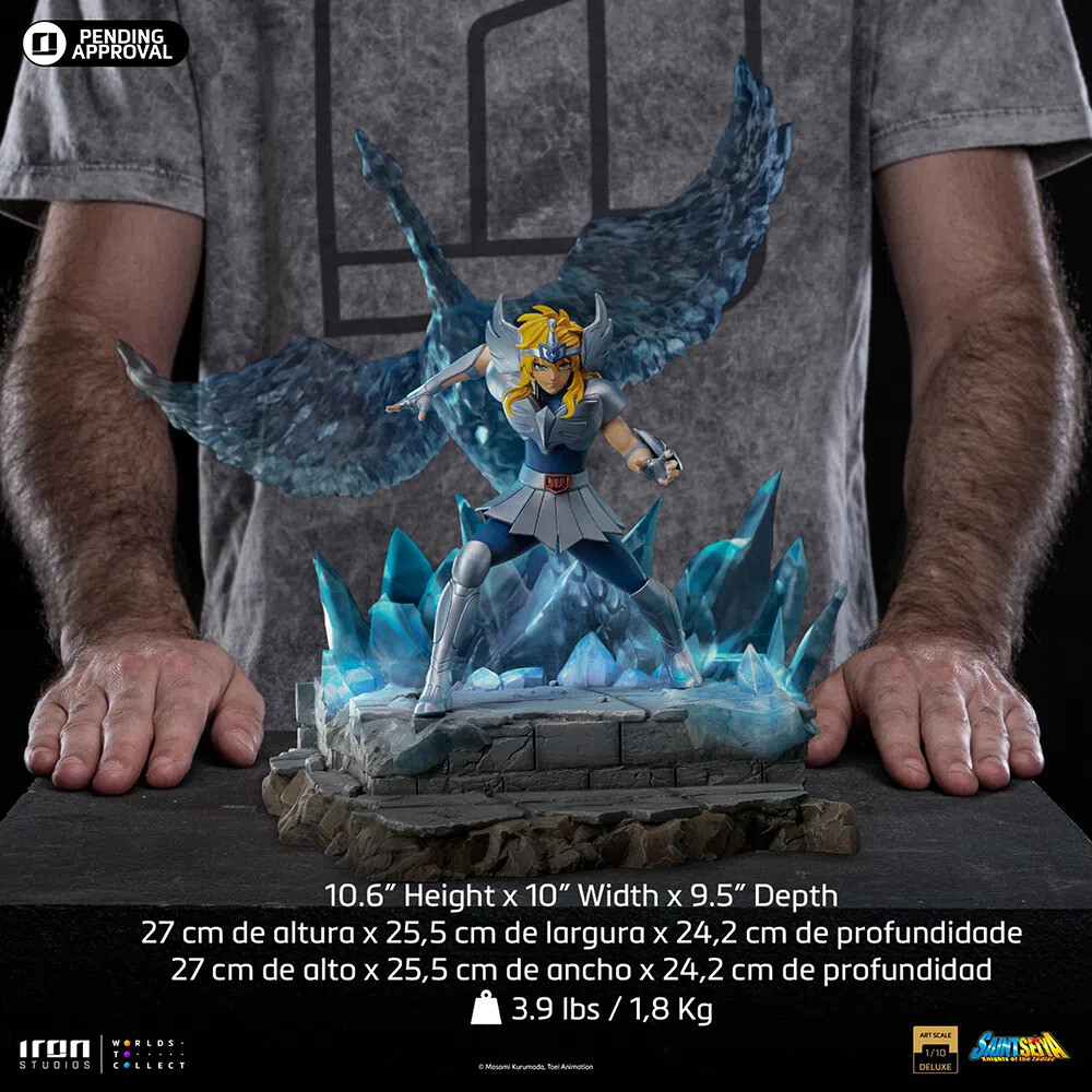 Saint Seiya - Cygnus Hyoga - Art Scale - 1/10 - Deluxe (IRON Studios) photo 5