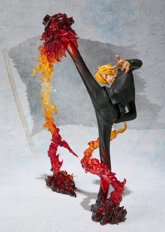 One Piece - Sanji - Figuarts ZERO - Battle ver. Diable Jambe Flambage Shot (Bandai)