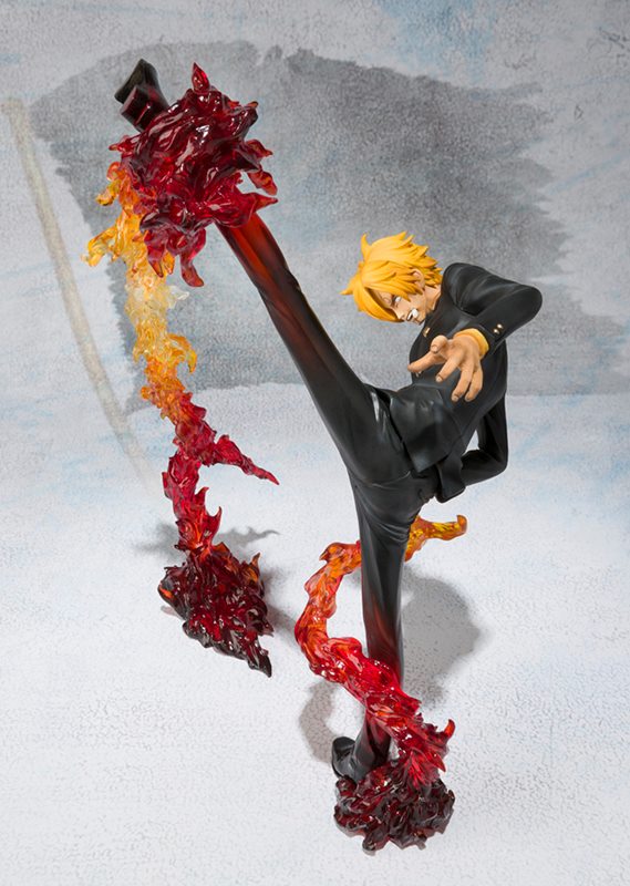 One Piece - Sanji - Figuarts ZERO - Battle ver. Diable Jambe Flambage Shot (Bandai)