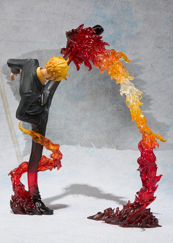 One Piece - Sanji - Figuarts ZERO - Battle ver. Diable Jambe Flambage Shot (Bandai)