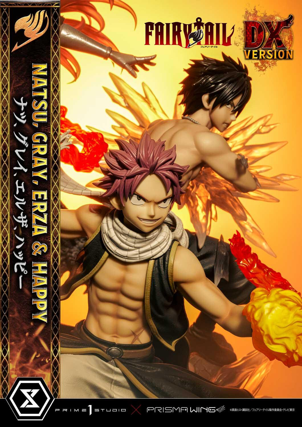 Fairy Tail - Erza Scarlet - Gray Fullbuster - Happy - Natsu Dragneel - Concept Masterline  (CMFT-01DX) - Prisma Wing - 1/6 - DX Version (Prime 1 Studio)