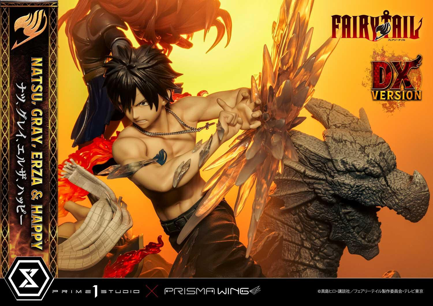 Fairy Tail - Erza Scarlet - Gray Fullbuster - Happy - Natsu Dragneel - Concept Masterline  (CMFT-01DX) - Prisma Wing - 1/6 - DX Version (Prime 1 Studio) photo 7