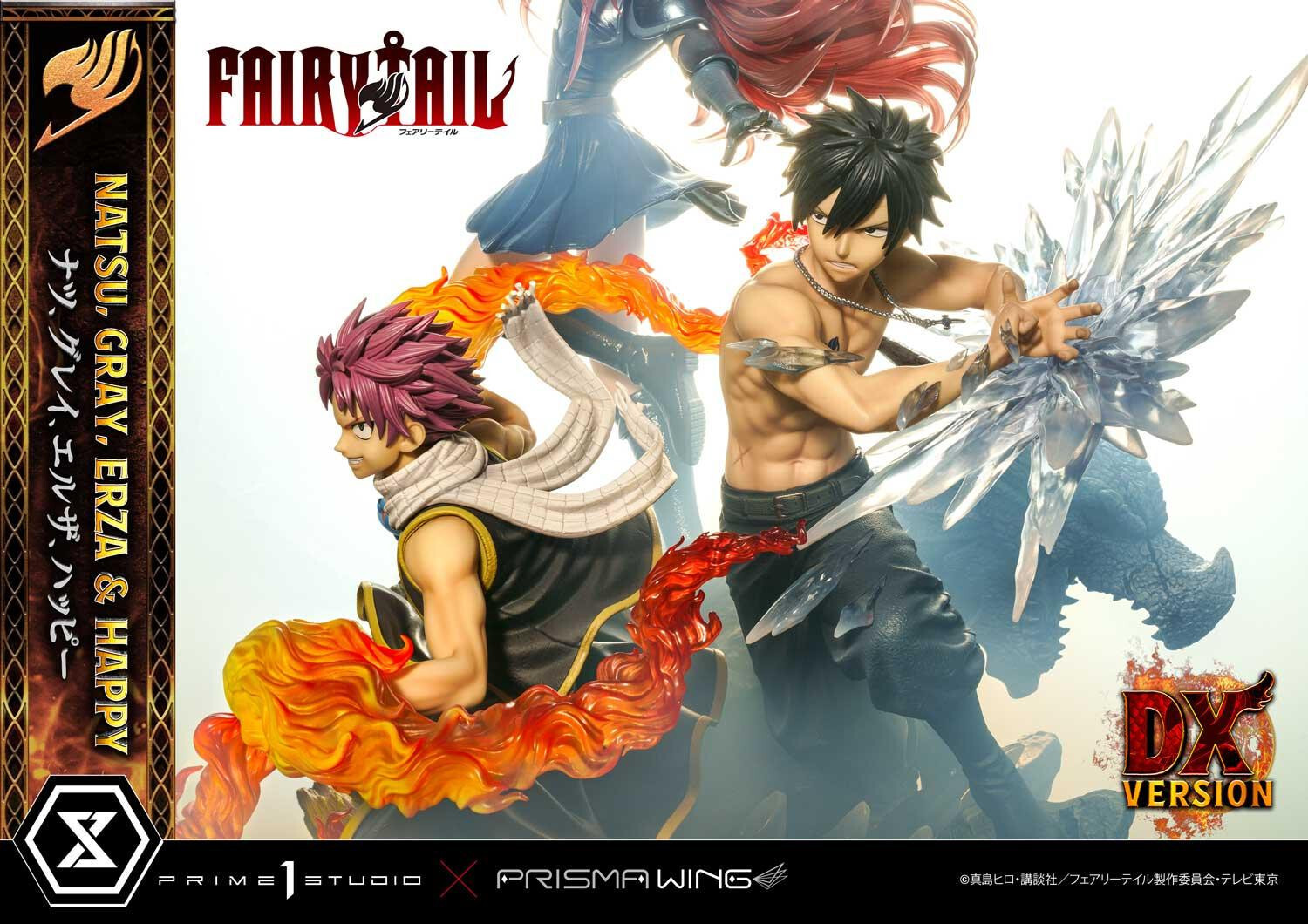 Fairy Tail - Erza Scarlet - Gray Fullbuster - Happy - Natsu Dragneel - Concept Masterline  (CMFT-01DX) - Prisma Wing - 1/6 - DX Version (Prime 1 Studio) photo 8