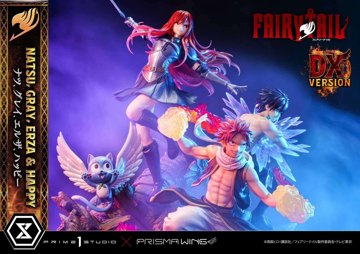 Fairy Tail - Erza Scarlet - Gray Fullbuster - Happy - Natsu Dragneel - Concept Masterline  (CMFT-01DX) - Prisma Wing - 1/6 - DX Version (Prime 1 Studio) photo 9