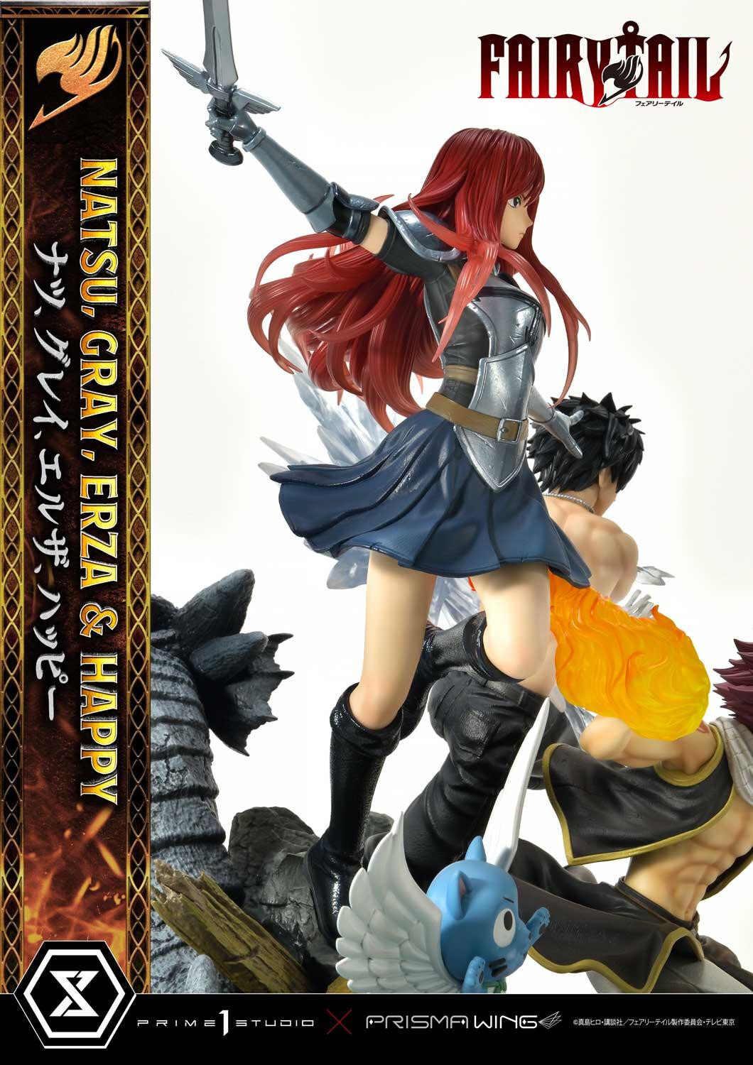 Fairy Tail - Erza Scarlet - Gray Fullbuster - Happy - Natsu Dragneel - Concept Masterline  (CMFT-01DX) - Prisma Wing - 1/6 - DX Version (Prime 1 Studio) photo 30