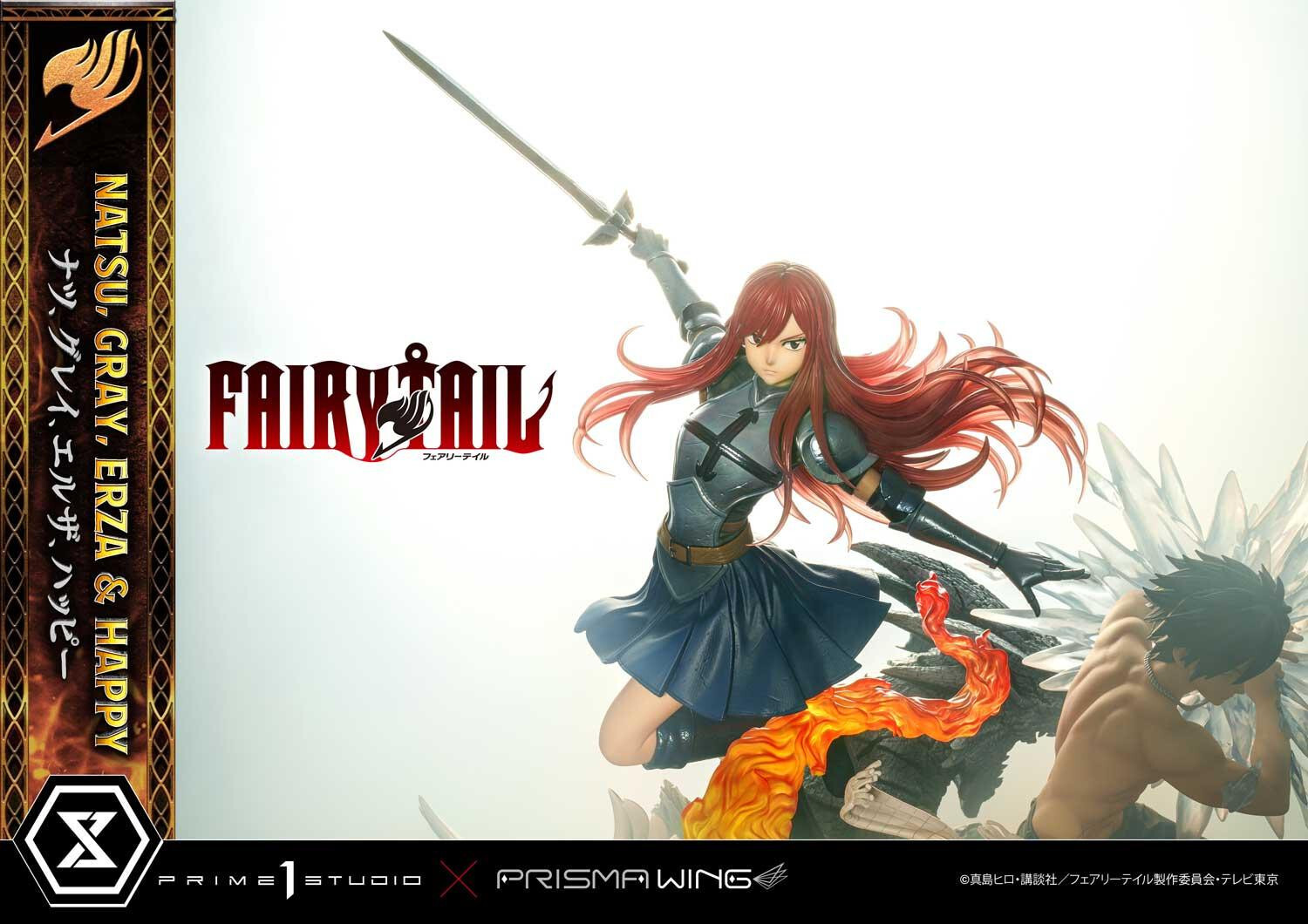 Fairy Tail - Erza Scarlet - Gray Fullbuster - Happy - Natsu Dragneel - Concept Masterline  (CMFT-01DX) - Prisma Wing - 1/6 - DX Version (Prime 1 Studio) photo 34