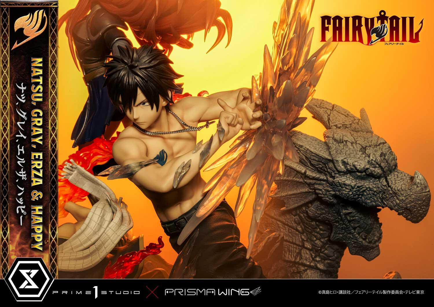 Fairy Tail - Erza Scarlet - Gray Fullbuster - Happy - Natsu Dragneel - Concept Masterline  (CMFT-01DX) - Prisma Wing - 1/6 - DX Version (Prime 1 Studio) photo 39