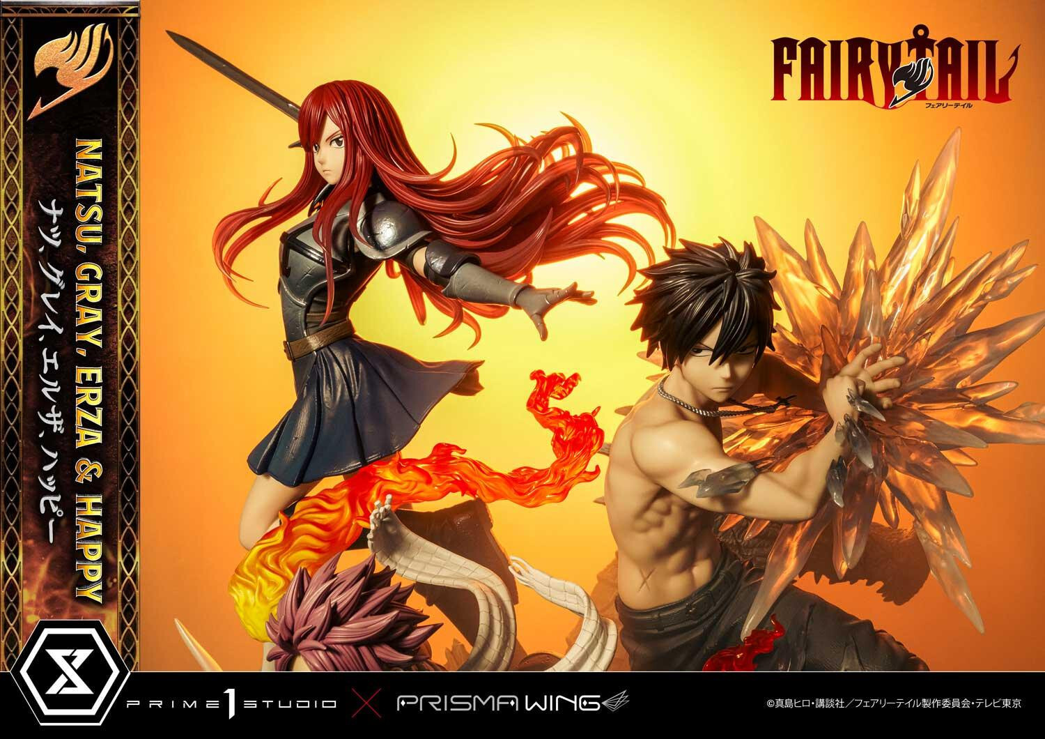 Fairy Tail - Erza Scarlet - Gray Fullbuster - Happy - Natsu Dragneel - Concept Masterline  (CMFT-01DX) - Prisma Wing - 1/6 - DX Version (Prime 1 Studio) photo 40