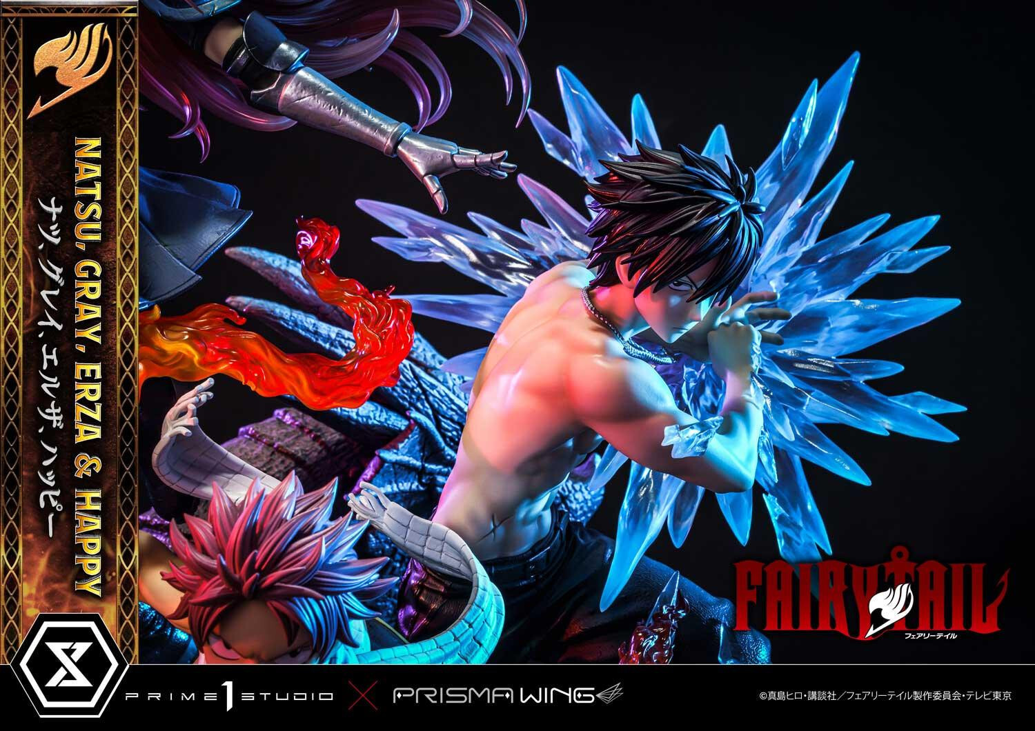 Fairy Tail - Erza Scarlet - Gray Fullbuster - Happy - Natsu Dragneel - Concept Masterline  (CMFT-01DX) - Prisma Wing - 1/6 - DX Version (Prime 1 Studio) photo 46