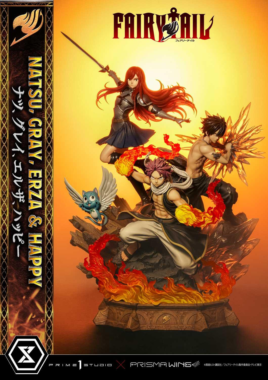 Fairy Tail - Erza Scarlet - Gray Fullbuster - Happy - Natsu Dragneel - Concept Masterline  (CMFT-01DX) - Prisma Wing - 1/6 - DX Version (Prime 1 Studio) photo 76