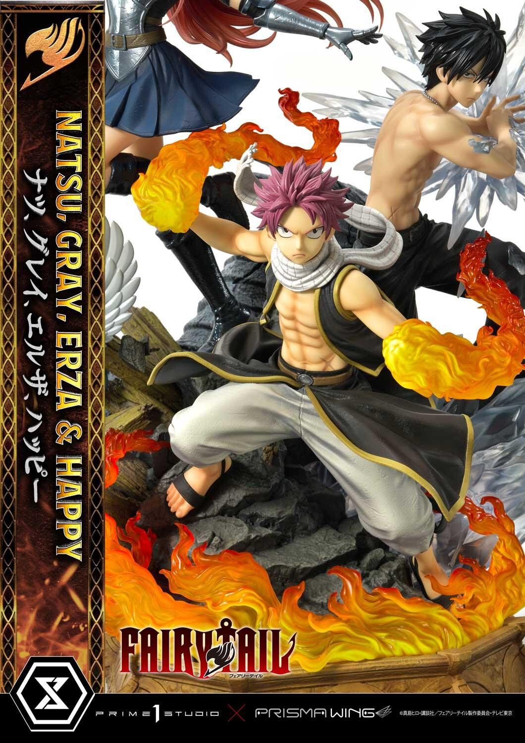Fairy Tail - Erza Scarlet - Gray Fullbuster - Happy - Natsu Dragneel - Concept Masterline  (CMFT-01DX) - Prisma Wing - 1/6 - DX Version (Prime 1 Studio) photo 85