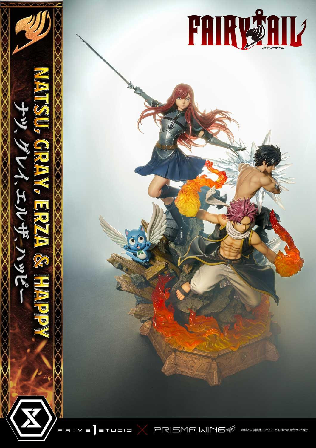 Fairy Tail - Erza Scarlet - Gray Fullbuster - Happy - Natsu Dragneel - Concept Masterline  (CMFT-01DX) - Prisma Wing - 1/6 - DX Version (Prime 1 Studio) photo 94