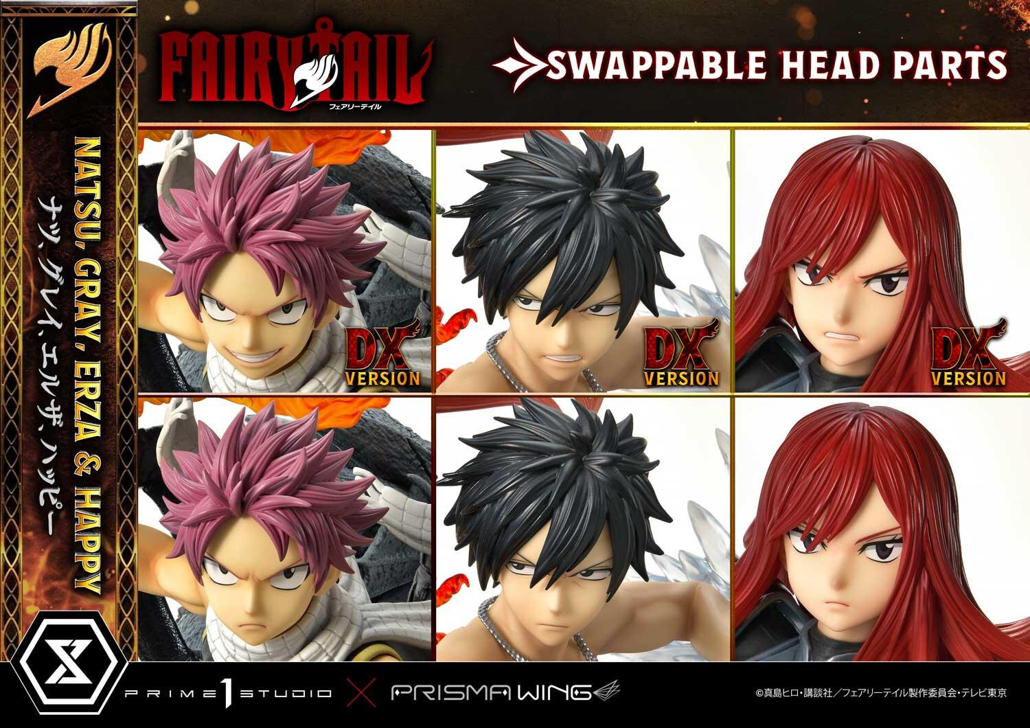 Fairy Tail - Erza Scarlet - Gray Fullbuster - Happy - Natsu Dragneel - Concept Masterline (CMFT-01DXS) - Prisma Wing - 1/6 - DX Bonus Version (Prime 1 Studio) photo 4