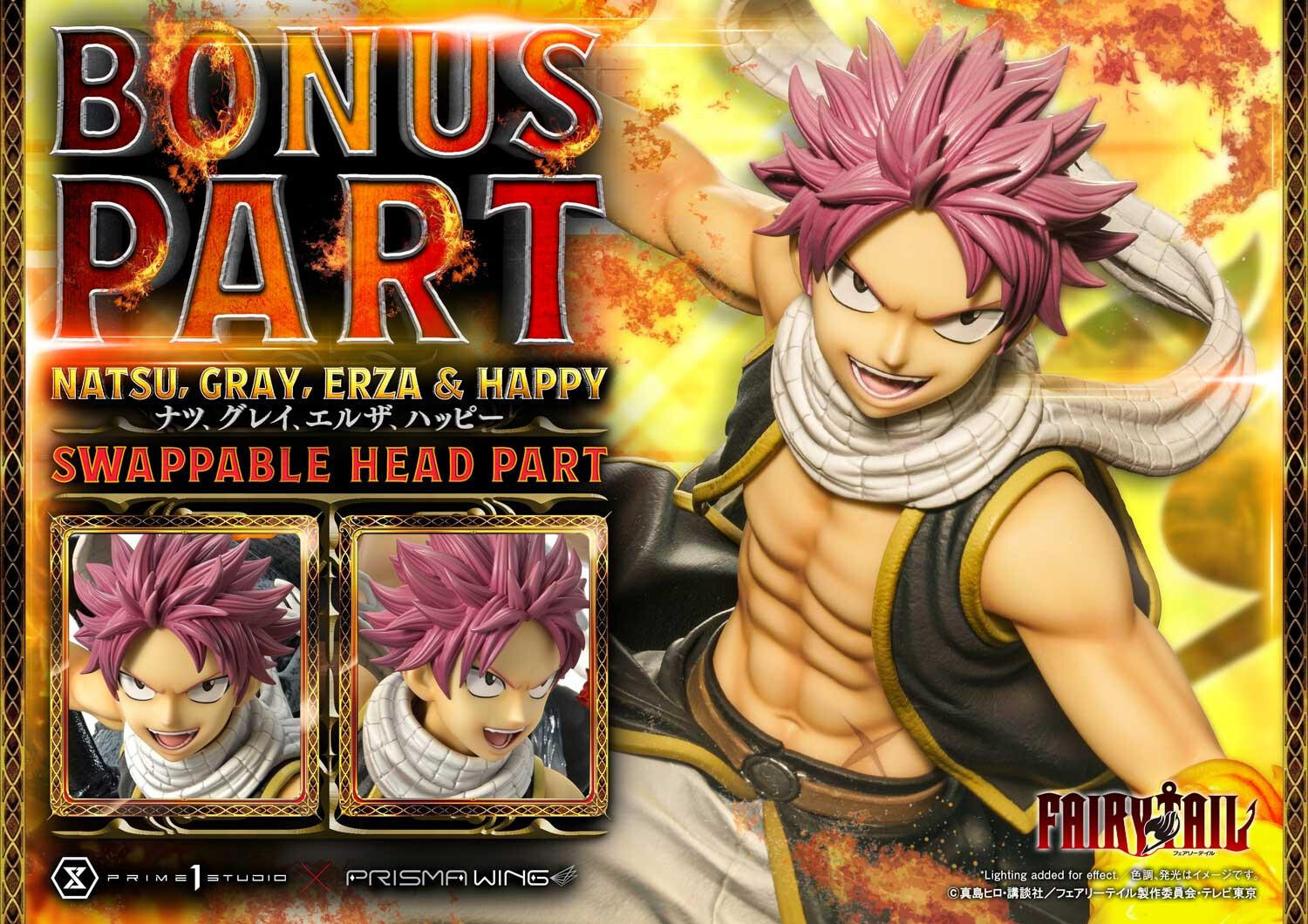 Fairy Tail - Erza Scarlet - Gray Fullbuster - Happy - Natsu Dragneel - Concept Masterline (CMFT-01DXS) - Prisma Wing - 1/6 - DX Bonus Version (Prime 1 Studio) photo 24