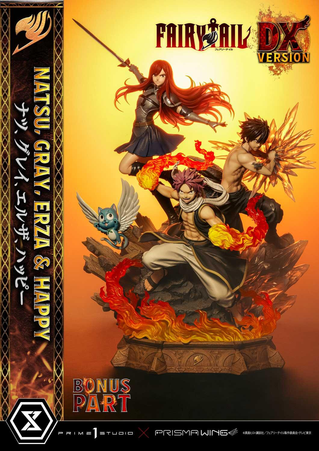 Fairy Tail - Erza Scarlet - Gray Fullbuster - Happy - Natsu Dragneel - Concept Masterline (CMFT-01DXS) - Prisma Wing - 1/6 - DX Bonus Version (Prime 1 Studio) photo 25