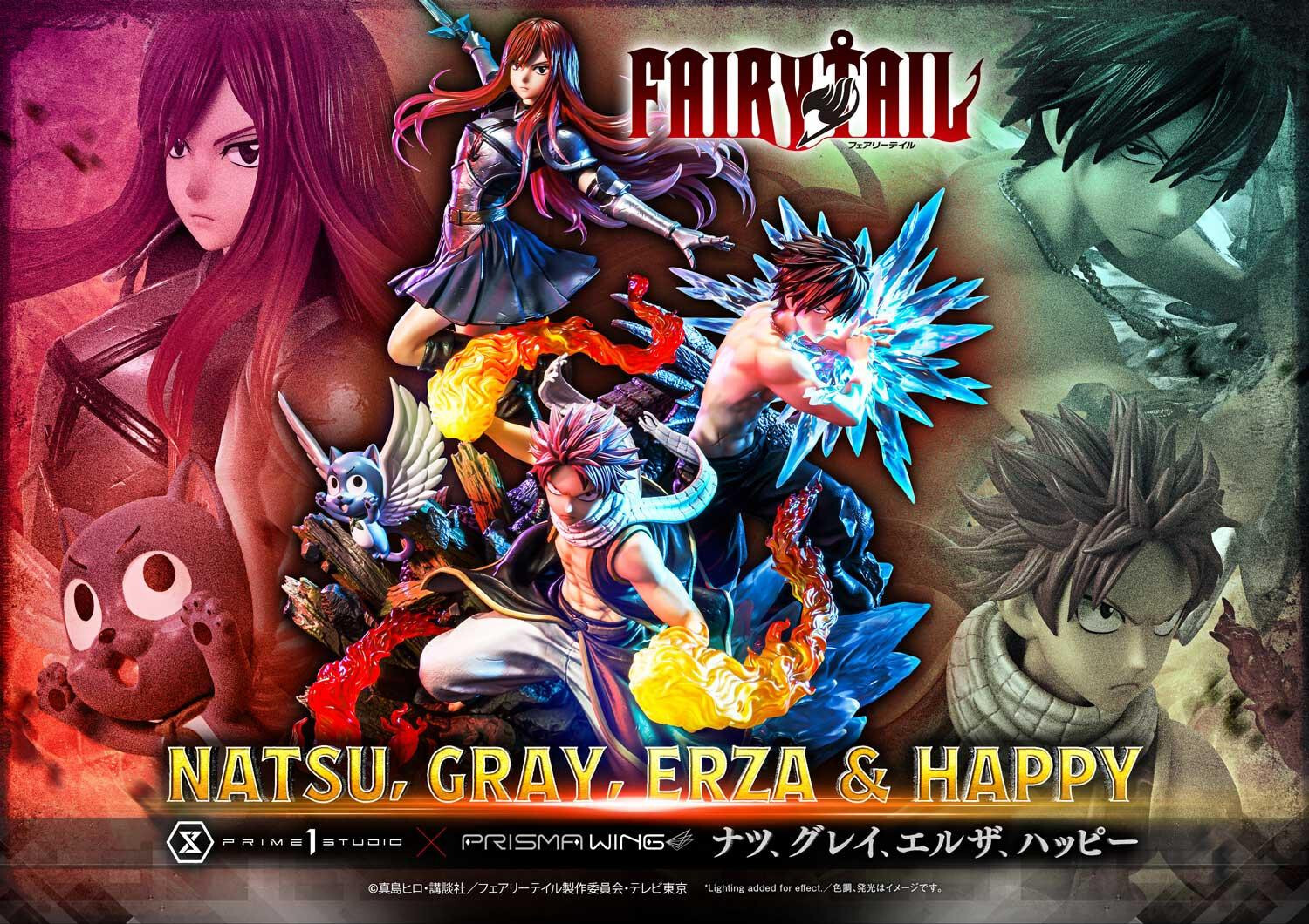 Fairy Tail - Erza Scarlet - Gray Fullbuster - Happy - Natsu Dragneel - Concept Masterline (CMFT-01DXS) - Prisma Wing - 1/6 - DX Bonus Version (Prime 1 Studio) photo 62