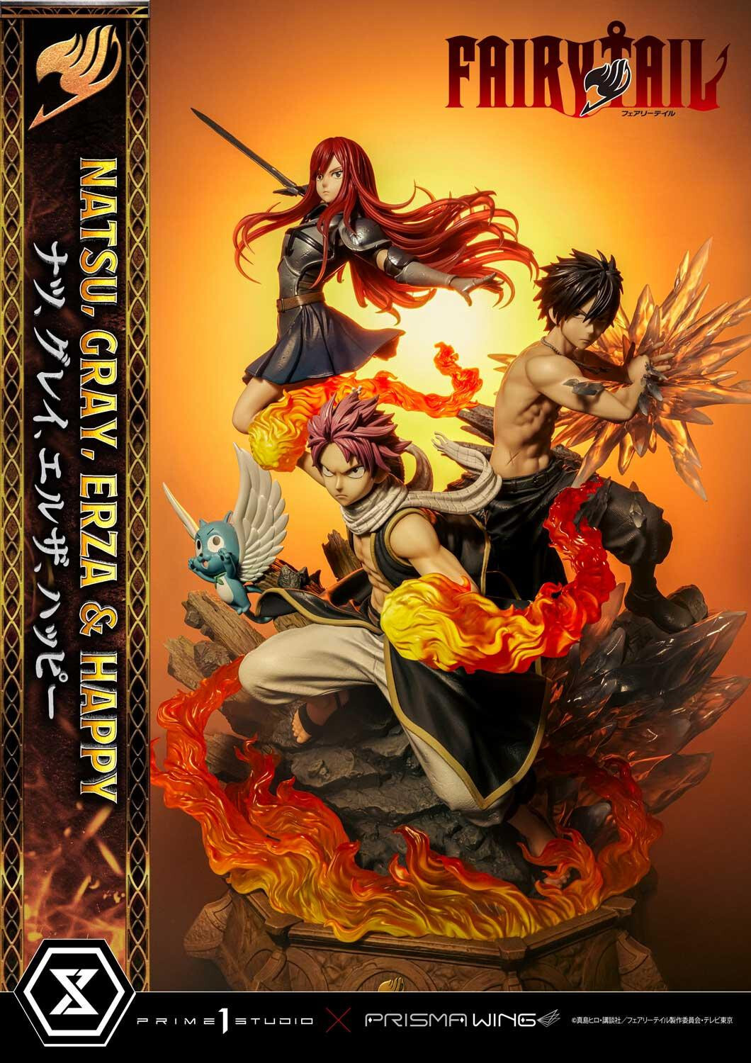 Fairy Tail - Erza Scarlet - Gray Fullbuster - Happy - Natsu Dragneel - Concept Masterline (CMFT-01DXS) - Prisma Wing - 1/6 - DX Bonus Version (Prime 1 Studio) photo 96