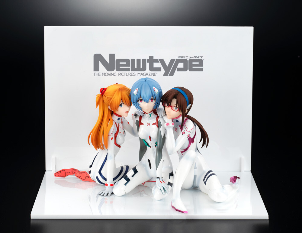 Shin Evangelion Gekijouban:|| - Ayanami Rei (Tentative Name) - Makinami Mari Illustrious - Souryuu Asuka Langley - KDcolle - 1/8 - Newtype Cover ver., Newtype Special Set (Good Smile Company, Kadokawa, Our Treasure) photo 11