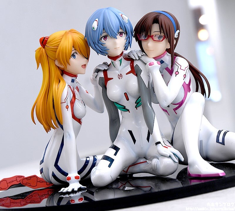 Shin Evangelion Gekijouban:|| - Ayanami Rei (Tentative Name) - Makinami Mari Illustrious - Souryuu Asuka Langley - KDcolle - 1/8 - Newtype Cover ver., Newtype Special Set (Good Smile Company, Kadokawa, Our Treasure) photo 13