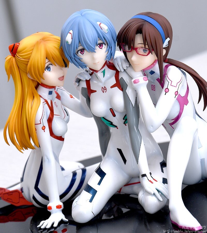 Shin Evangelion Gekijouban:|| - Ayanami Rei (Tentative Name) - Makinami Mari Illustrious - Souryuu Asuka Langley - KDcolle - 1/8 - Newtype Cover ver., Newtype Special Set (Good Smile Company, Kadokawa, Our Treasure) photo 22