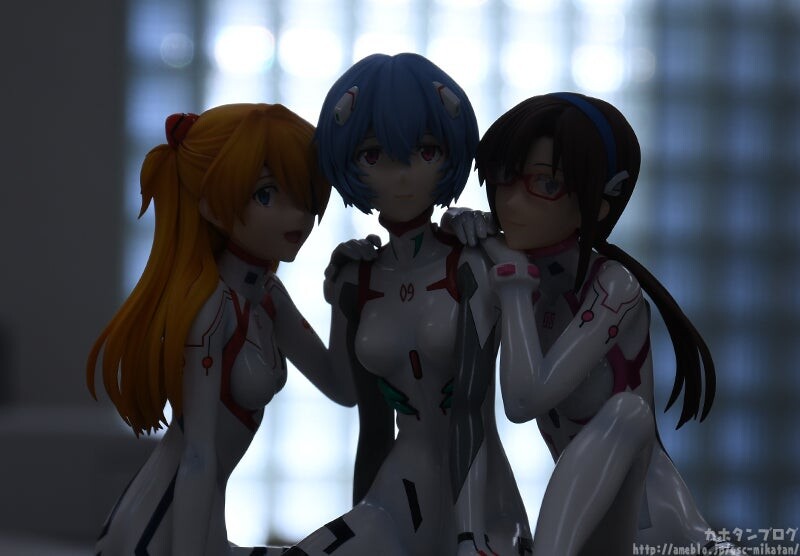 Shin Evangelion Gekijouban:|| - Ayanami Rei (Tentative Name) - Makinami Mari Illustrious - Souryuu Asuka Langley - KDcolle - 1/8 - Newtype Cover ver., Newtype Special Set (Good Smile Company, Kadokawa, Our Treasure) photo 23