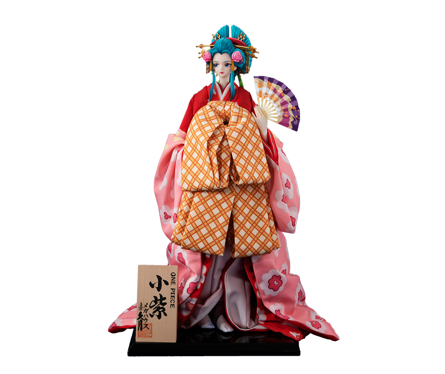 One Piece - Kozuki Hiyori - Kimekomi Ningyou - Special price set with exclusive glass case (Kyugetsu, MegaHouse) photo 3