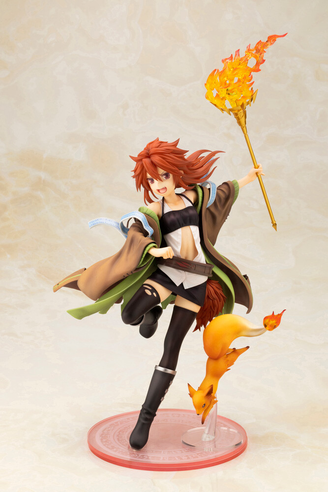 Yu-Gi-Oh! Official Card Game - Kareitsukai Hiita - Kitsunebi - Monster Figure Collection - 1/7 (Kotobukiya) photo 2