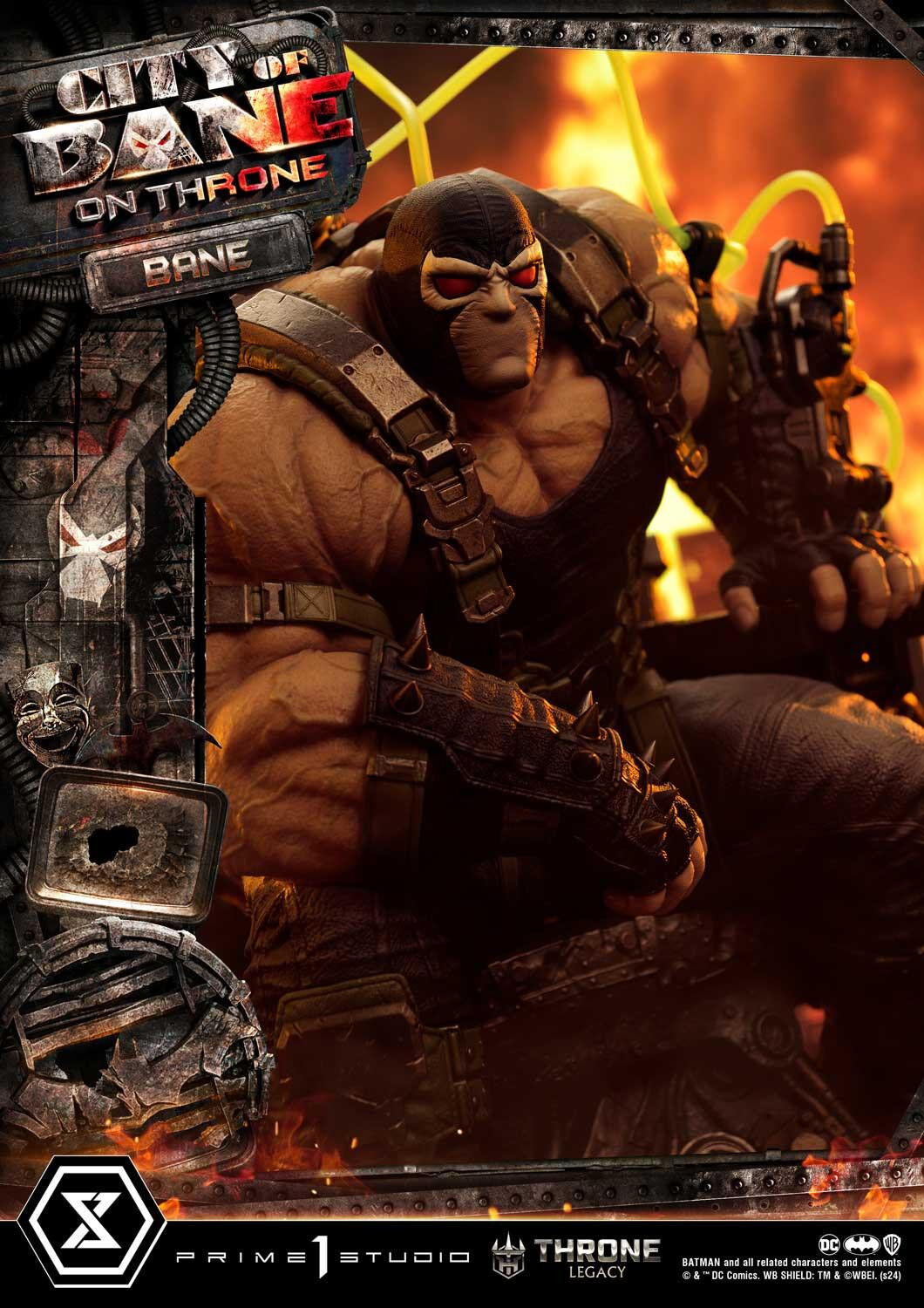 Batman: City of Bane - Bane - Throne Legacy  (TLCDC-05) - 1/4 - On Throne (Prime 1 Studio) photo 5