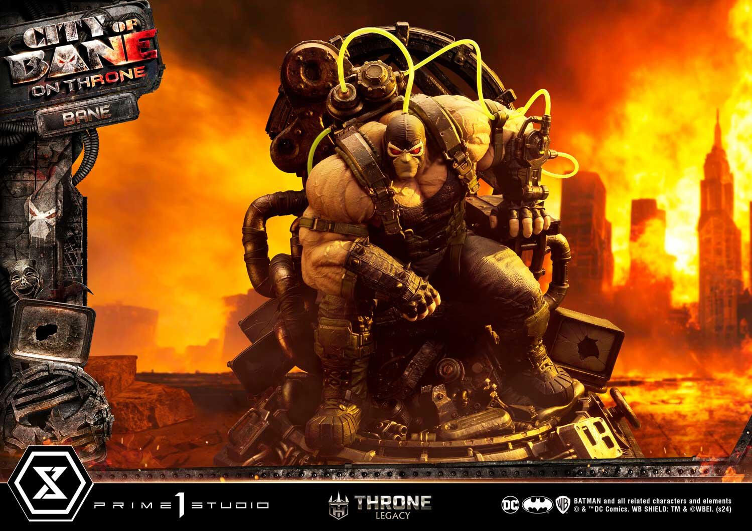 Batman: City of Bane - Bane - Throne Legacy  (TLCDC-05) - 1/4 - On Throne (Prime 1 Studio) photo 14