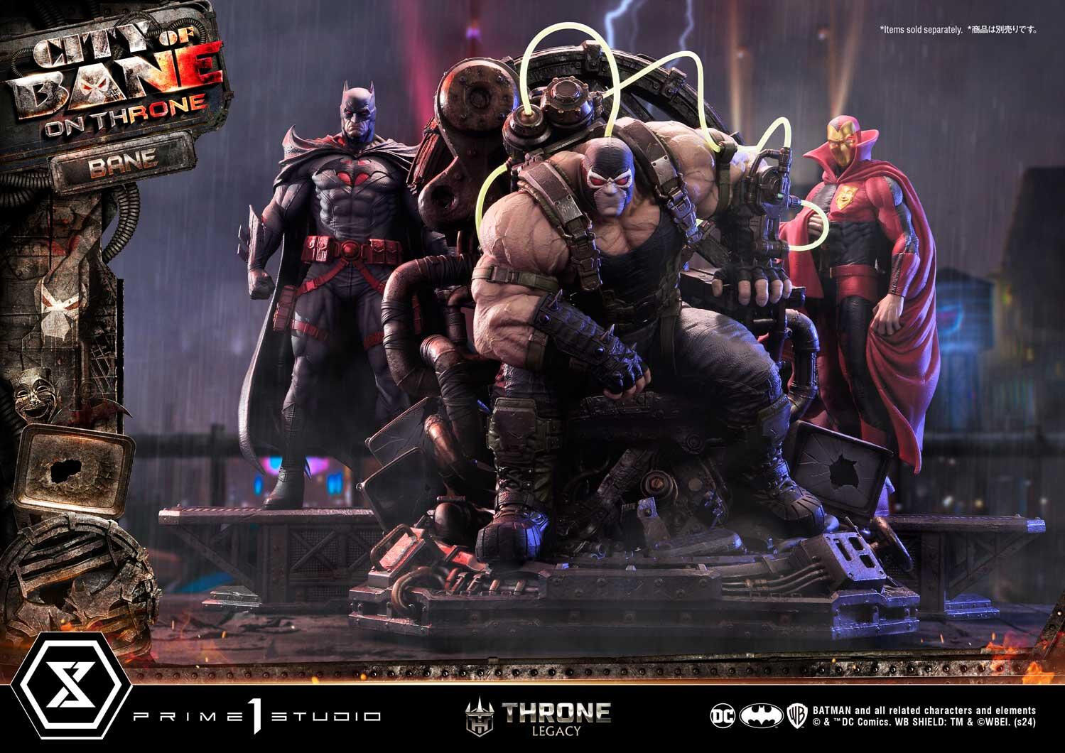 Batman: City of Bane - Bane - Throne Legacy  (TLCDC-05) - 1/4 - On Throne (Prime 1 Studio) photo 25