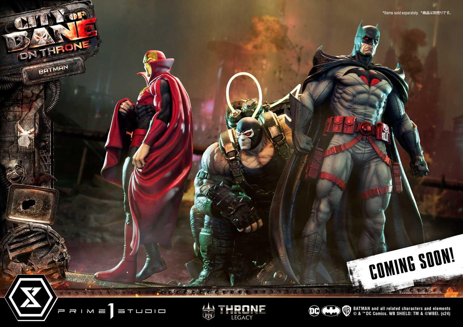 Batman: City of Bane - Bane - Throne Legacy  (TLCDC-05) - 1/4 - On Throne (Prime 1 Studio) photo 33