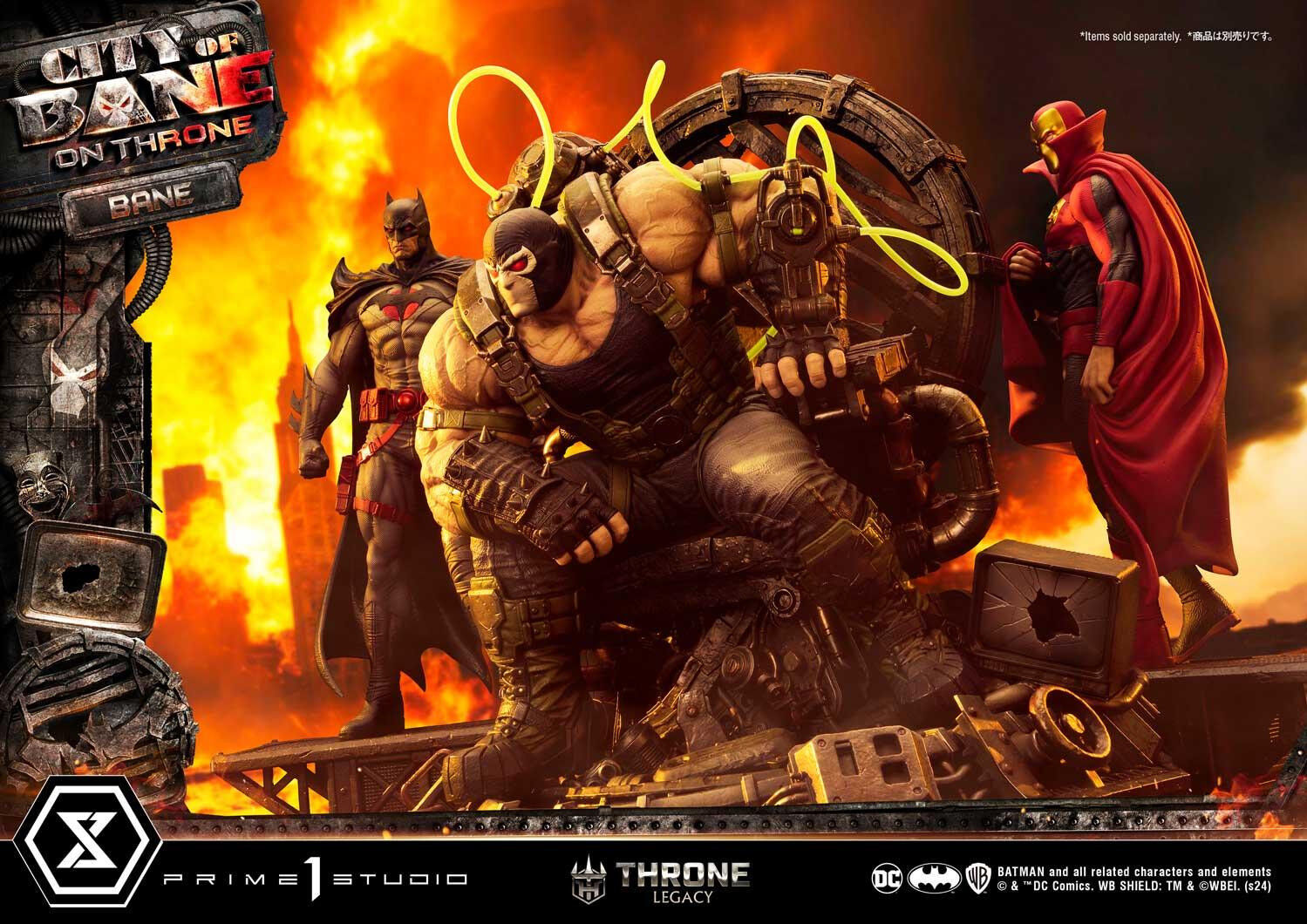 Batman: City of Bane - Bane - Throne Legacy  (TLCDC-05) - 1/4 - On Throne (Prime 1 Studio) photo 49