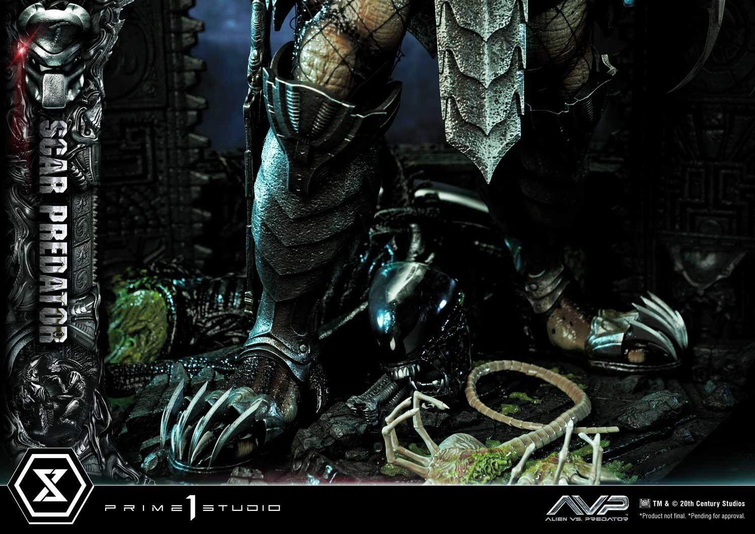 Alien Vs Predator - Alien Warrior - Facehugger - Scar Predator - Museum Masterline Series (MMPR-04) - 1/3 (Prime 1 Studio) photo 9