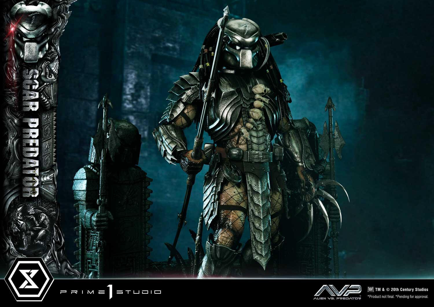 Alien Vs Predator - Alien Warrior - Facehugger - Scar Predator - Museum Masterline Series (MMPR-04) - 1/3 (Prime 1 Studio) photo 13