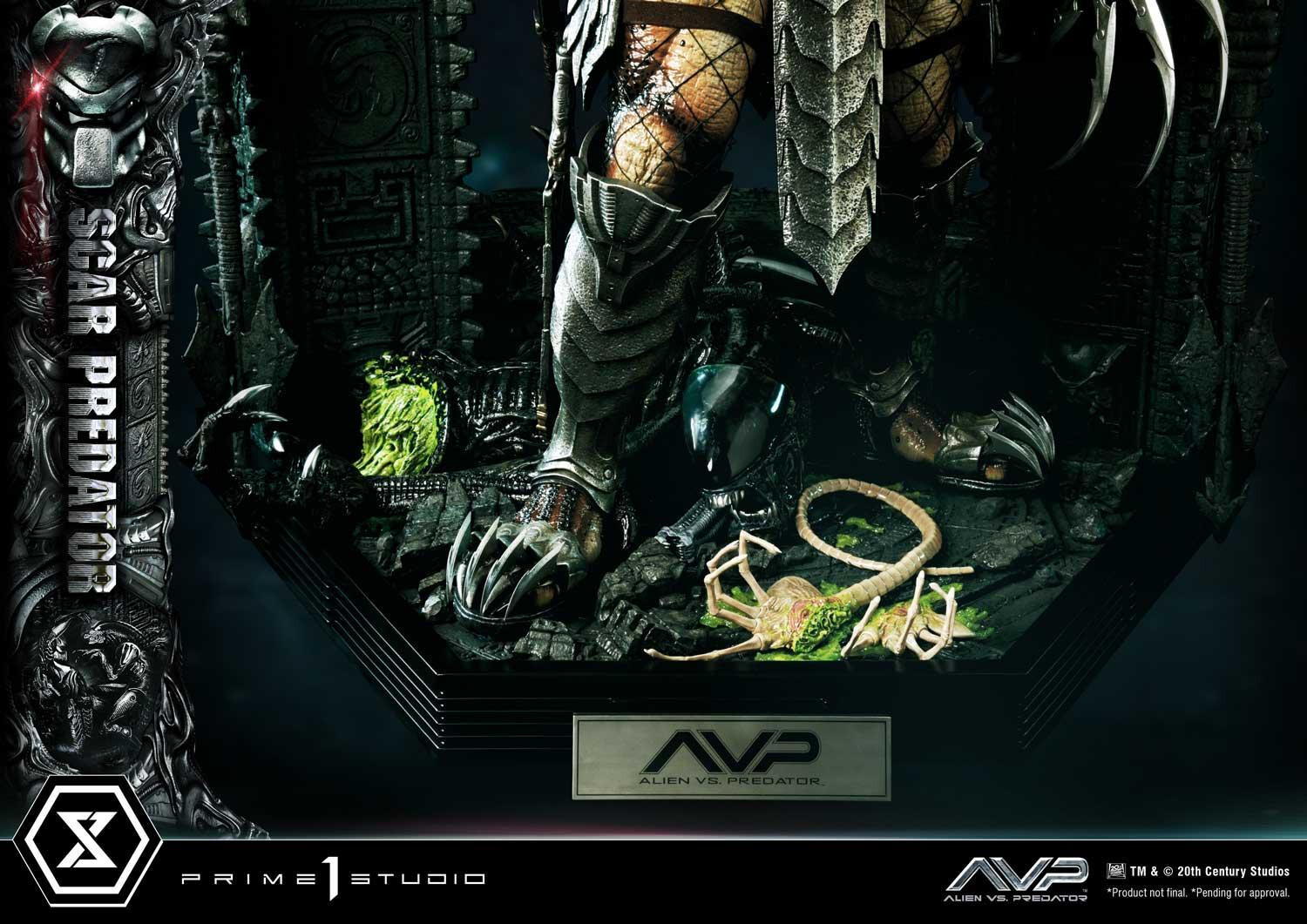 Alien Vs Predator - Alien Warrior - Facehugger - Scar Predator - Museum Masterline Series (MMPR-04) - 1/3 (Prime 1 Studio) photo 15