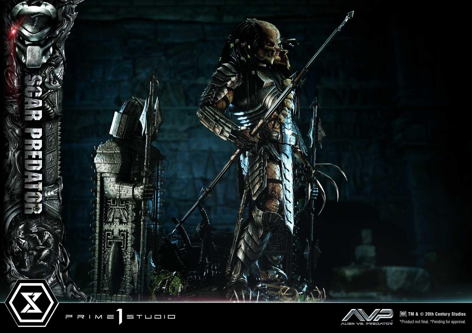 Alien Vs Predator - Alien Warrior - Facehugger - Scar Predator - Museum Masterline Series (MMPR-04) - 1/3 (Prime 1 Studio) photo 18