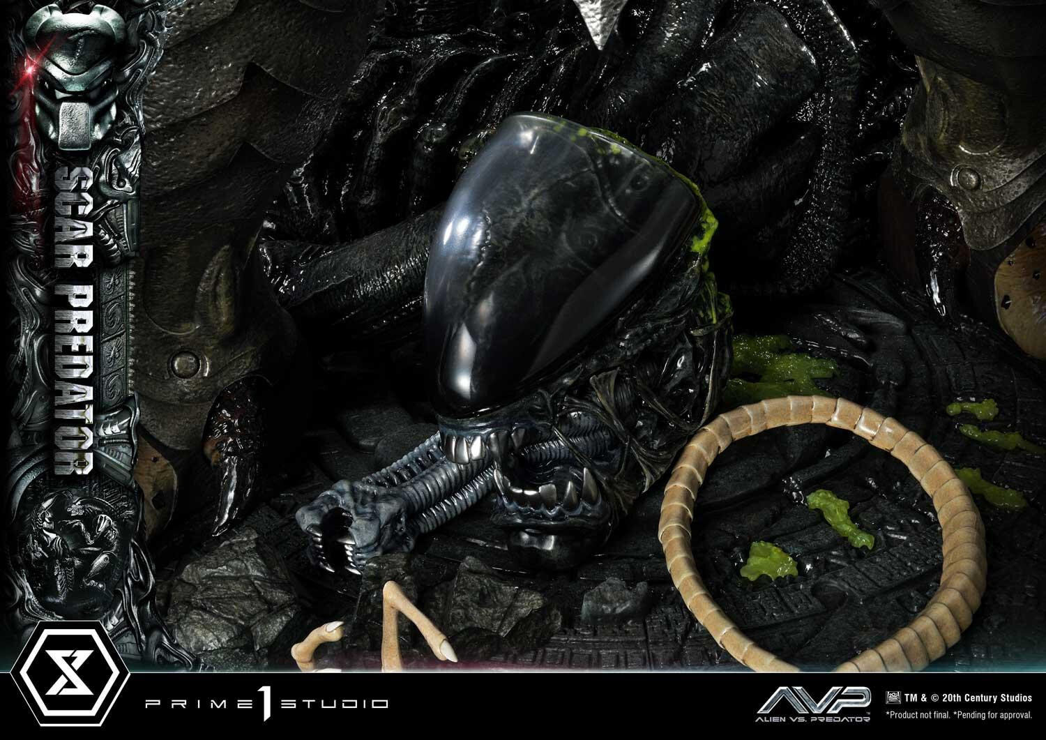 Alien Vs Predator - Alien Warrior - Facehugger - Scar Predator - Museum Masterline Series (MMPR-04) - 1/3 (Prime 1 Studio) photo 22