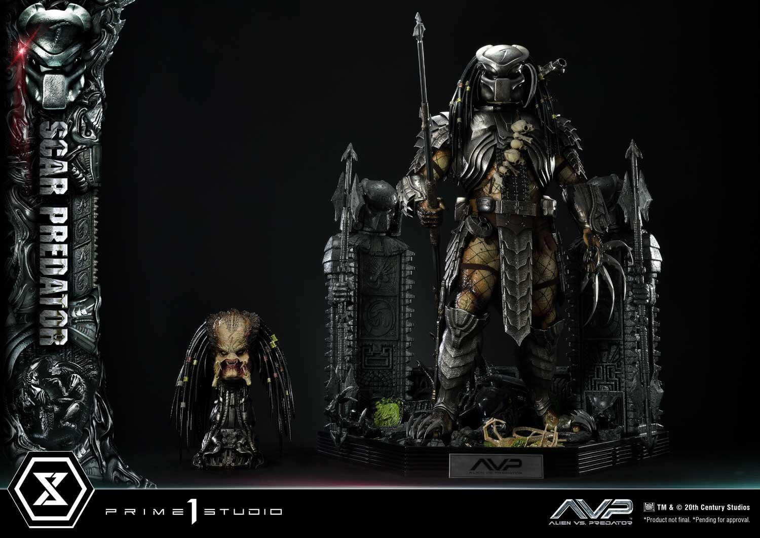 Alien Vs Predator - Alien Warrior - Facehugger - Scar Predator - Museum Masterline Series (MMPR-04) - 1/3 (Prime 1 Studio) photo 29