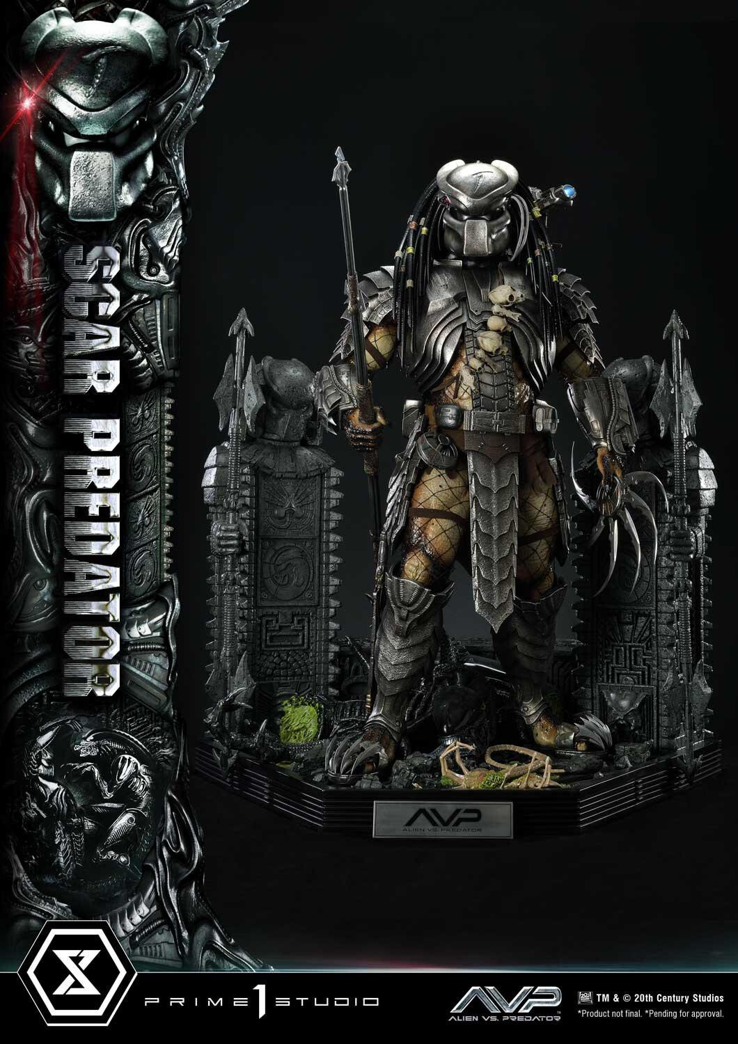 Alien Vs Predator - Alien Warrior - Facehugger - Scar Predator - Museum Masterline Series (MMPR-04) - 1/3 (Prime 1 Studio) photo 58