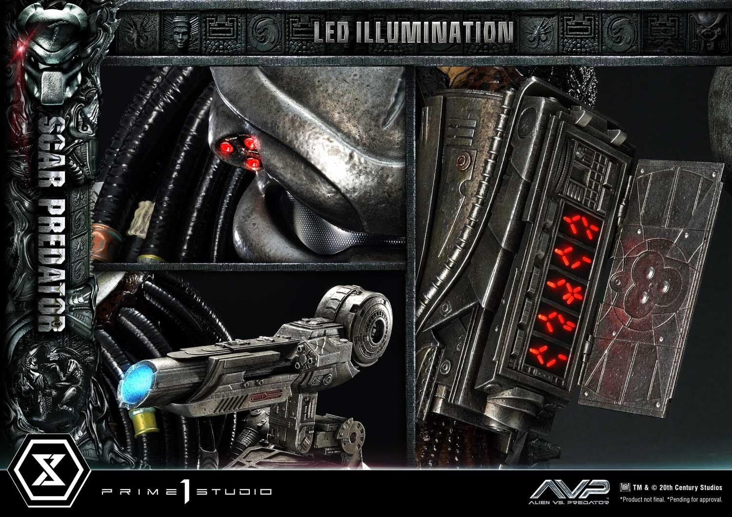 Alien Vs Predator - Alien Warrior - Facehugger - Scar Predator - Museum Masterline Series (MMPR-04) - 1/3 (Prime 1 Studio) photo 59