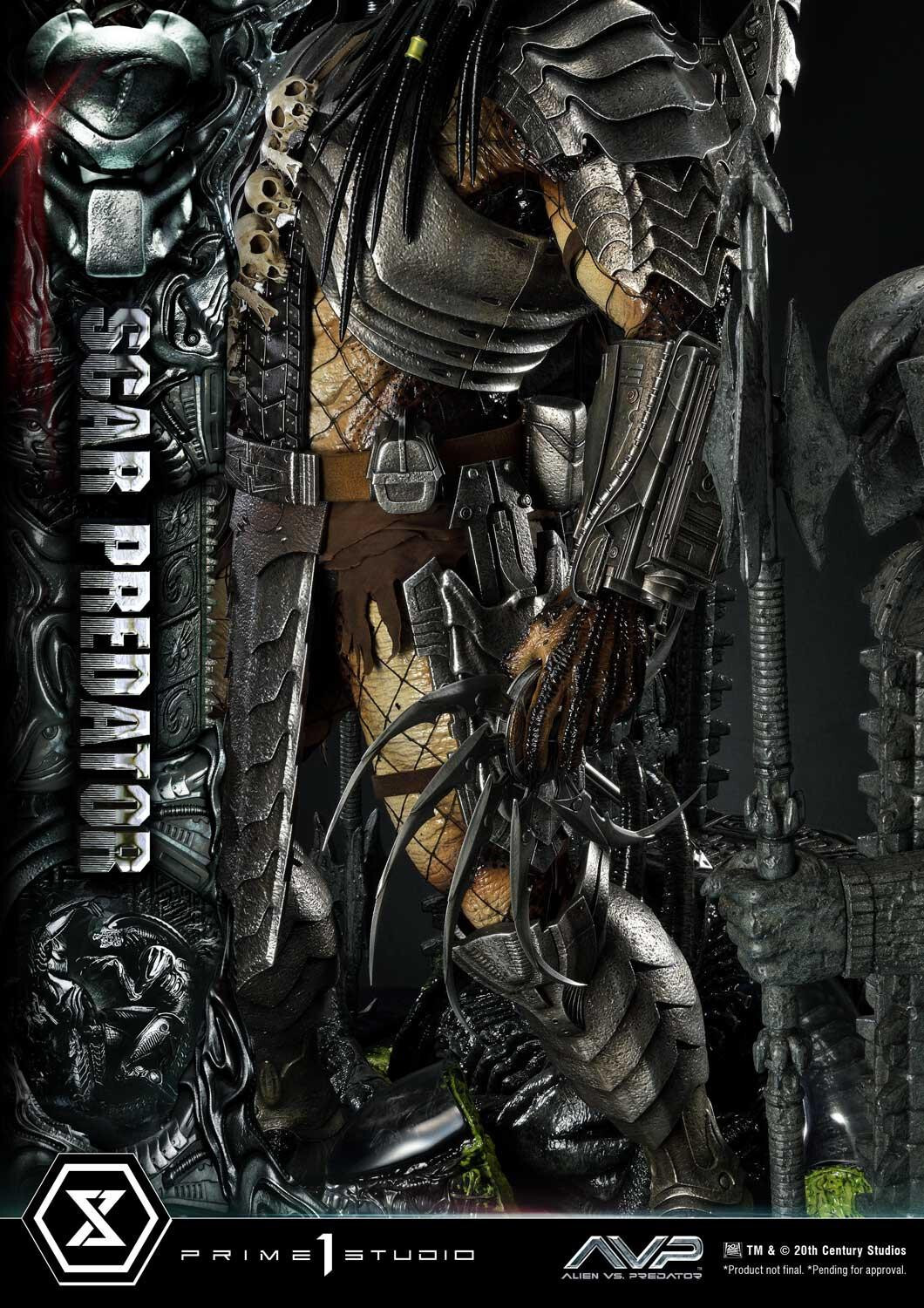 Alien Vs Predator - Alien Warrior - Facehugger - Scar Predator - Museum Masterline Series (MMPR-04) - 1/3 (Prime 1 Studio) photo 73