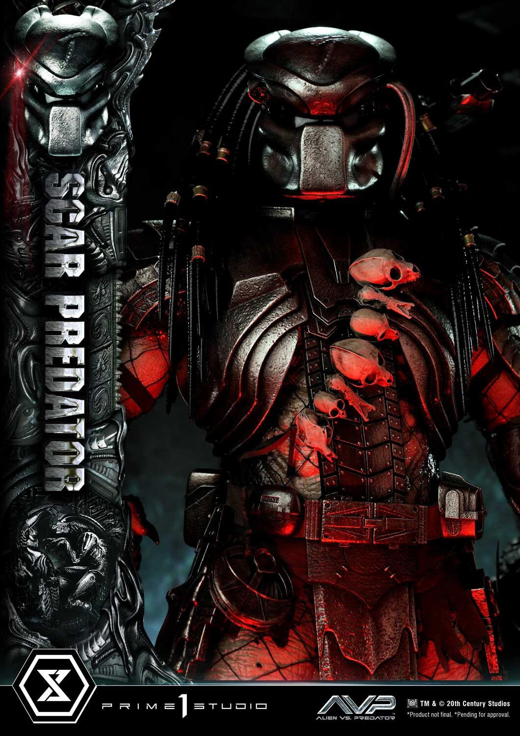 Alien Vs Predator - Alien Warrior - Facehugger - Scar Predator - Museum Masterline Series (MMPR-04) - 1/3 (Prime 1 Studio) photo 76