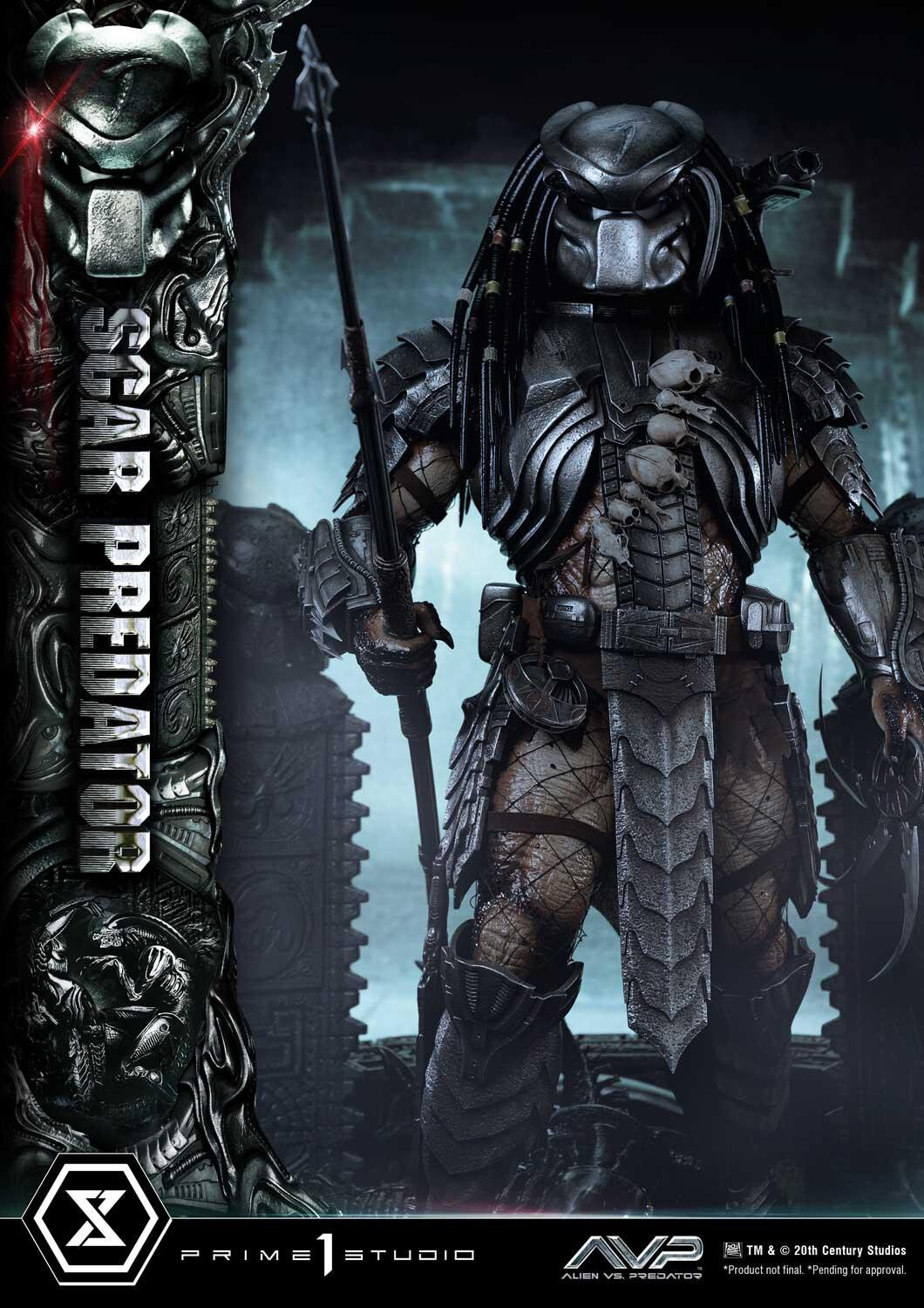 Alien Vs Predator - Alien Warrior - Facehugger - Scar Predator - Museum Masterline Series (MMPR-04) - 1/3 (Prime 1 Studio) photo 77