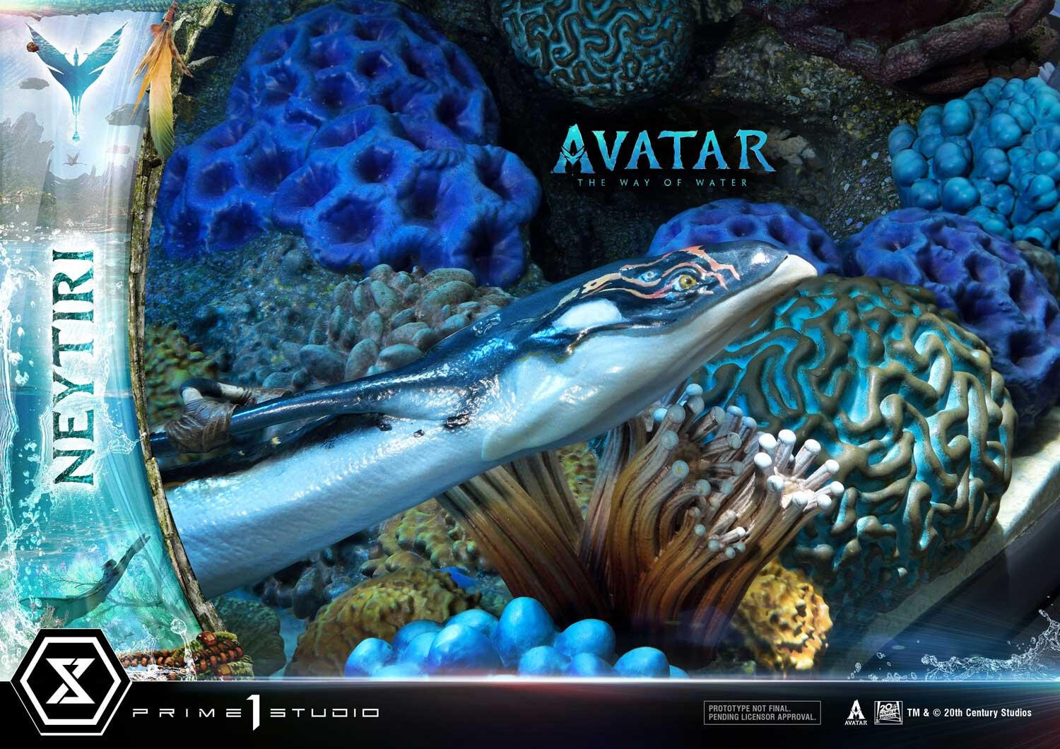 Avatar: The Way of Water - Ilu - Lo'ak - Mountain Banshee - Neytiri - Diorama - Ultimate Diorama Masterline  (UDMAVTR-02S) - Bonus Version (Prime 1 Studio) photo 4